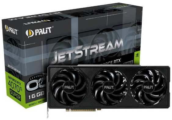 Видеокарта PALIT GeForce RTX 4070 Ti Super JetStream OC (NED47TSS19T2-1043J) 90154764931