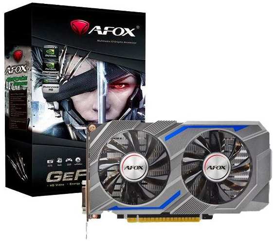 Видеокарта AFOX GeForce GTX 1650 Dual Fan V8 4G (AF1650-4096D6H1-V8) 90154764933