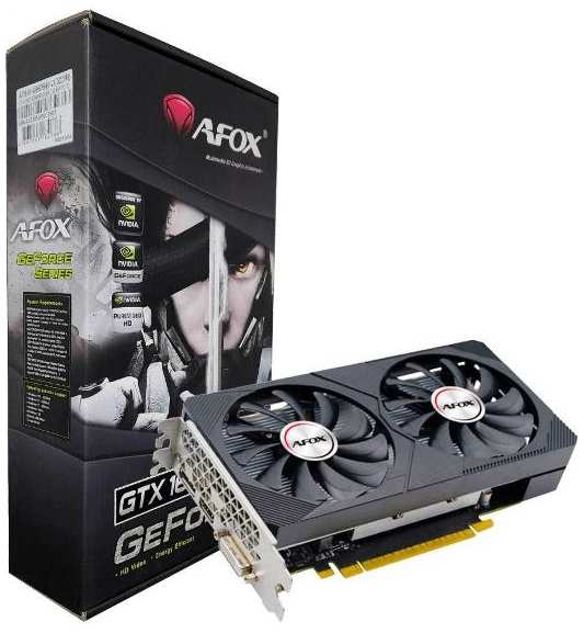 Видеокарта AFOX GeForce GTX 1650 ATX Dual Fan 4G (AF1650-4096D6H3-V4) 90154764954