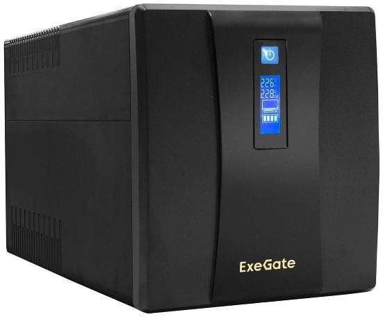 ИБП ExeGate SpecialPro Smart LLB-1200.LCD.AVR.4SH.USB (EP285494RUS)