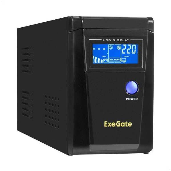 ИБП ExeGate SineTower SN-600.LCD.AVR.2SH (EX295980RUS)