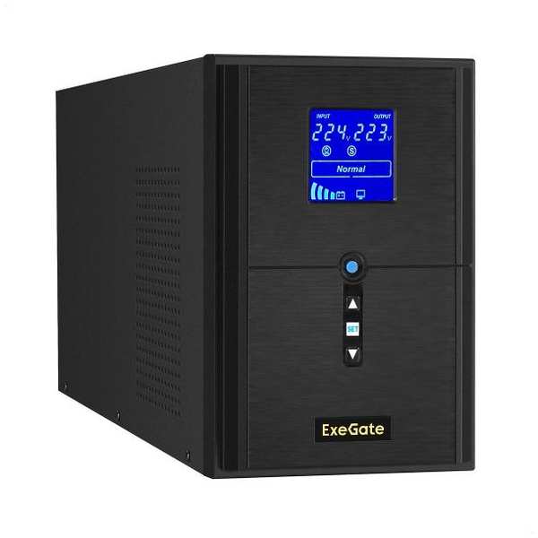 ИБП ExeGate SineTower SZ-2000.LCD.AVR.3SH.1C13.USB (EX295989RUS)