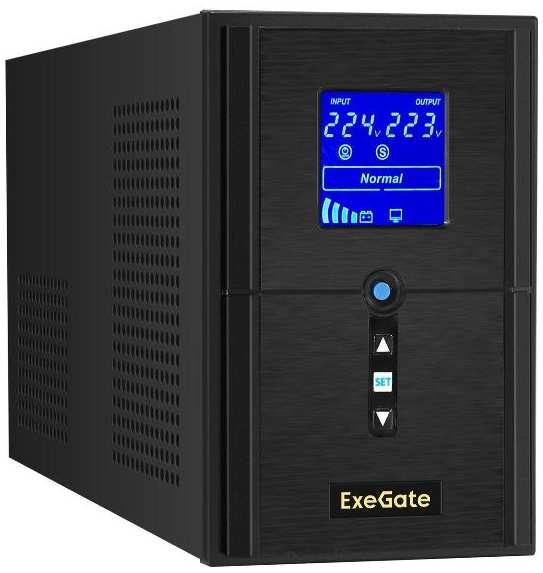 ИБП ExeGate SineTower SN-1500.LCD.AVR.2SH.1C13.USB (EX295982RUS)