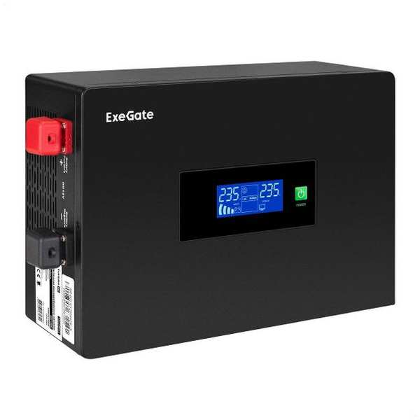 ИБП ExeGate IdealSine SR-1000.LCD.2SH (EX295993RUS)