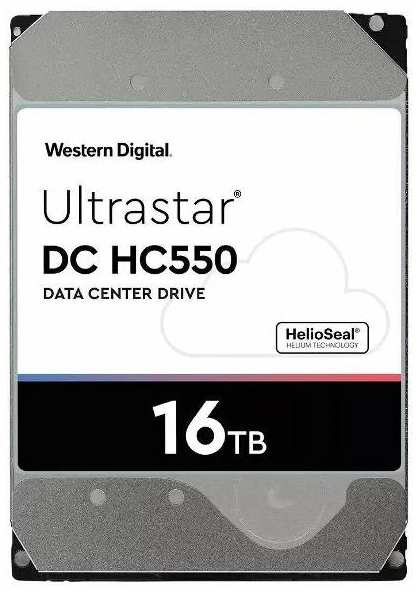 Жесткий диск WD UltraStar DC HC550 16TB (WUH721816ALE6L4) 90154775562