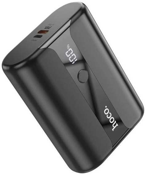 Внешний аккумулятор HOCO Q3 Pro, 10000 мАч, USB + Type-C, 3 А, дисплей, черный (9881594) 90154778282