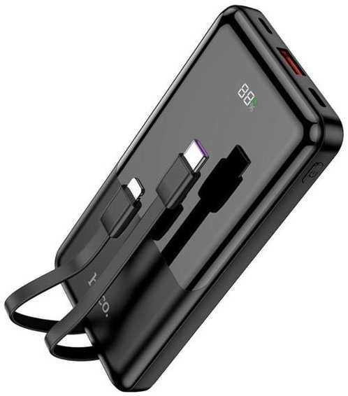 Внешний аккумулятор HOCO Q9 Pro, PD 20W + QC3.0, 10000 мАч, USB + Type-C + Lightning, 3 А, дисплей (9881593) 90154778289
