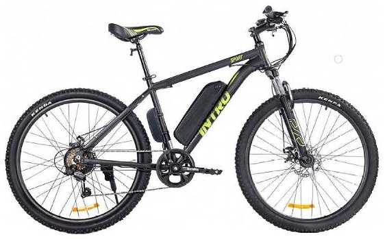 Электровелосипед Intro Sport, черный/зеленый (024317-2681) 90154784997