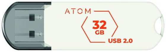 USB-флешка Atom 32GB USB 2.0 (AUSB2H2W/32GB) 90154788068
