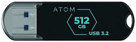 USB-флешка Atom 512GB USB 3.1 (AUSB3H2BK/512GB)