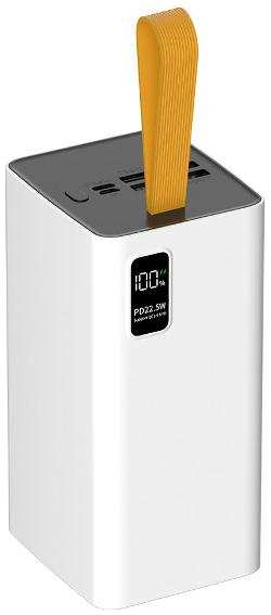 Внешний аккумулятор Pero Li-Pol Оutput USB-C + 4хUSB-A 60000mAh White (PB10WH) 90154792024