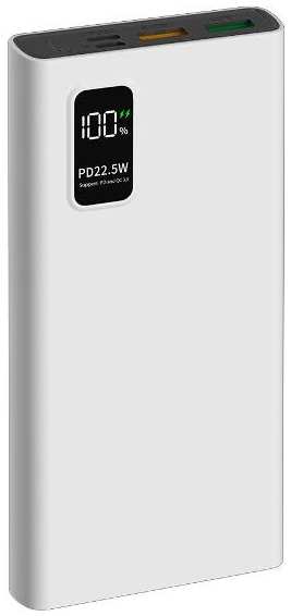 Внешний аккумулятор Pero Li-Pol Оutput USB-C + 2хUSB-A 10000mAh White (PB05WH) 90154792074