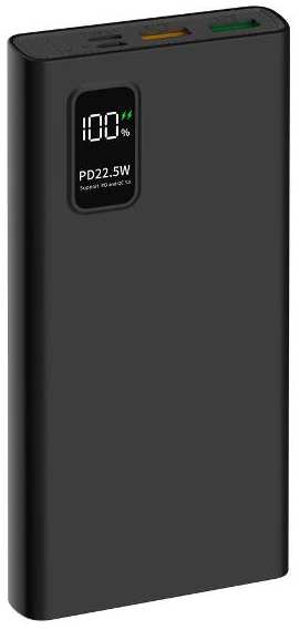 Внешний аккумулятор Pero Li-Pol Оutput USB-C + 2хUSB-A 10000mAh Black (PB05BL) 90154792078