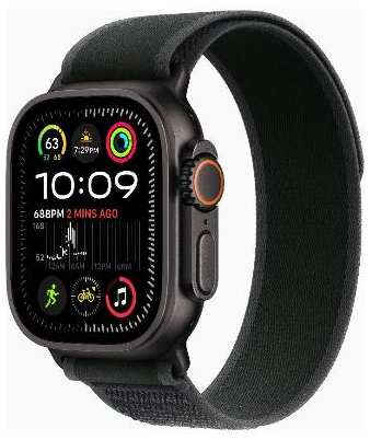 Смарт-часы Apple Watch Ultra 2 49mm Black Titanium Case with Black Trail Loop, размер Regular 90154797005