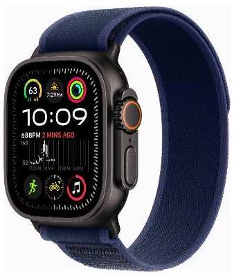 Смарт-часы Apple Watch Ultra 2 49mm Black Titanium Case with Blue Trail Loop, размер Regular 90154797009