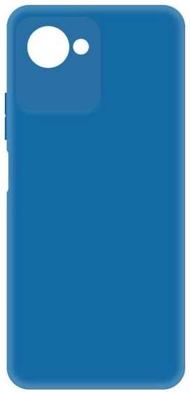 Чехол KRUTOFF для Realme C30/C30s, синий (446612) 90154805785