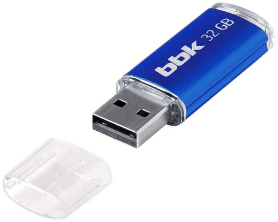 USB-флешка BBK Rocket USB2.0 32GB, синяя (032G-RCT)