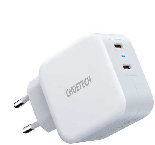 Сетевое зарядное устройство Choetech USB Type-C PD + USB Type-C PD, 40 Вт (PD6009) 90154823818