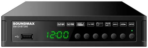 Цифровой эфирный приемник Soundmax SM-DVBT290 90154823889