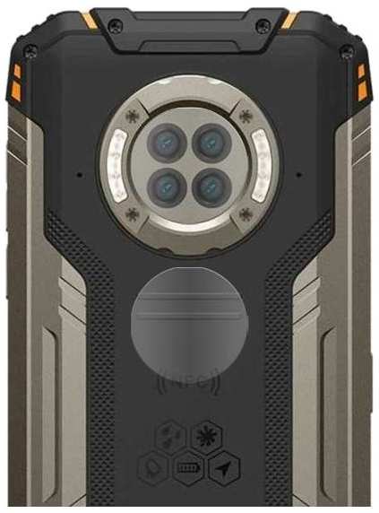 Защитное стекло KRUTOFF для камеры Doogee S96 Pro, матовое, 2 шт (287349)