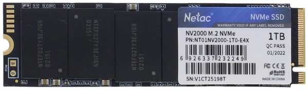 SSD накопитель Netac NT01NV2000-1T0-E4X 1.0TB