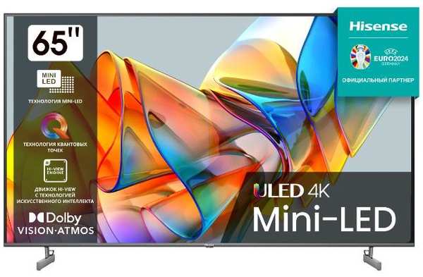 Ultra HD (4K) MiniLED телевизор 65″ Hisense 65U6KQ