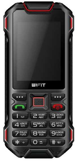 Мобильный телефон Wifit Wirug F1 IP68 / (WF003BLRD)