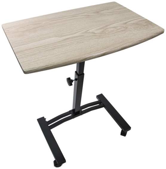 Стол для ноутбука Unistor Teddy, на колёсикаx, 60x40x51,5-82 см, беленый дуб (210495)