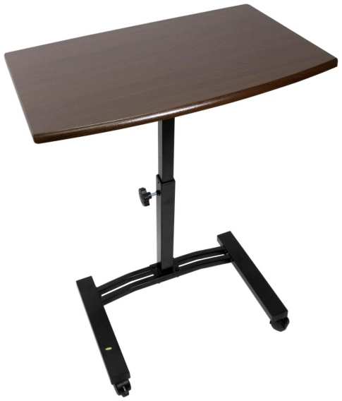 Стол для ноутбука Unistor Eddy, на колёсикаx, 60x40x51,5-82 см, венге (210037)