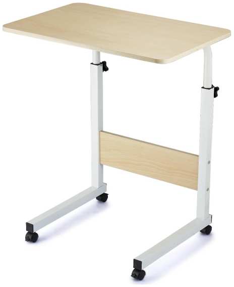 Стол для ноутбука Unistor Gal, на колёсикаx, 40x59,5х89 см, беленый дуб (212680)