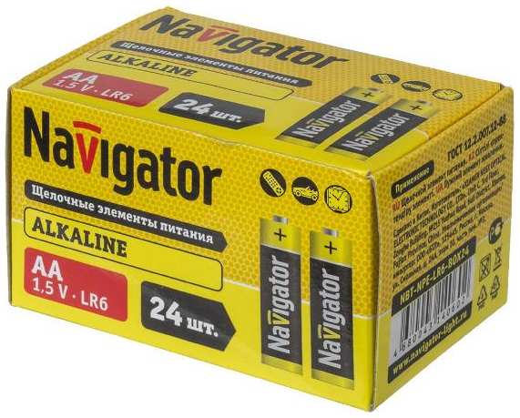 Батарейки Navigator 14 060 LR6 (АА), 1.5V, 24 шт (NBT-NPE-LR6) 90154843092