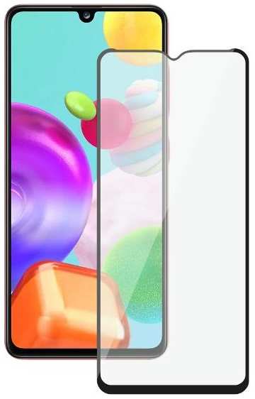 Защитное стекло с рамкой 2.5D Deppa для Samsung Galaxy A24 4G (62945)