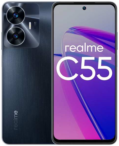 Смартфон Realme C55 6+128GB Rainy Night (RMX3710) 90154847764