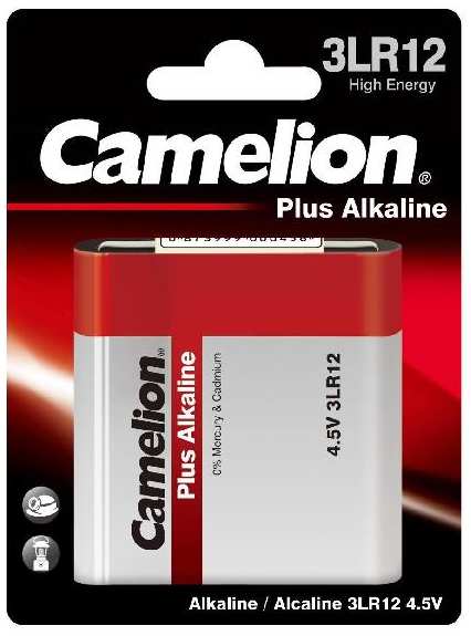 Батарейка Camelion Plus Alkaline 3LR12, 4,5В (3LR12-BP1) 90154850463