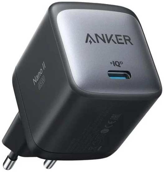Сетевое зарядное устройство Anker PowerPort Nano II GaN 65W Black (A2663G11) 90154856329