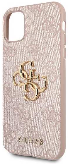 Чехол Guess PU 4G Big Metal Logo для iPhone 11, (GUHCN614GMGPI)