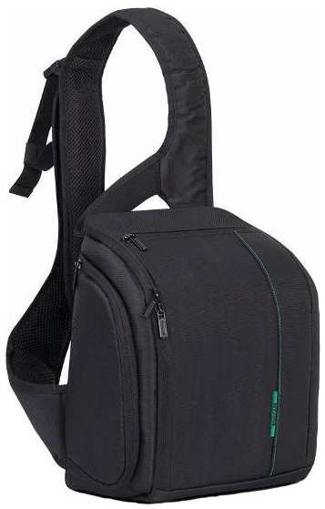 Рюкзак для зеркальной фотокамеры RivaCase Green Mantis 7470 (PS) SLR Sling Case Black 90154888563
