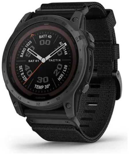 Смарт-часы Garmin tactix 7 Pro Edition Solar Powered Tactical GPS Watch with Nylon Band (010-02704-10)