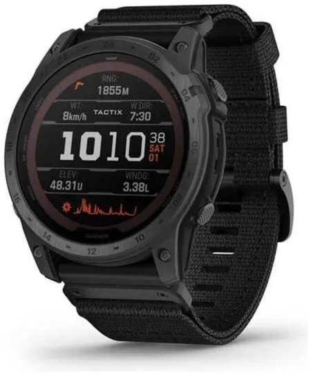 Смарт-часы Garmin tactix 7 Pro Ballistics Edition Solar Powered Tactical GPS Watch with Applied Ballistics and Nylon Band (010-02704-20) 90154890564