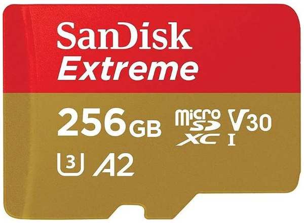 Карта памяти SanDisk Micro SDHC Extreme 256GB (SDSQXAV-256G)