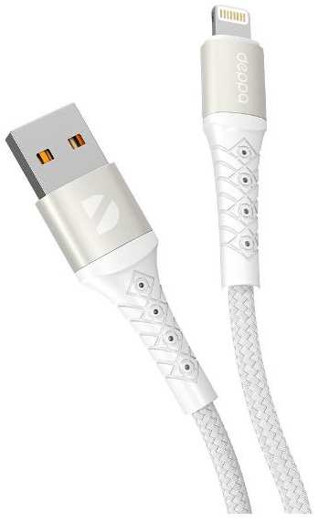 Кабель Deppa USB/Lighting, 1 м, белый (72519) 90154895152