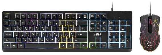 Комплект клавиатура+мышь HIPER Killtime GMKMB-1