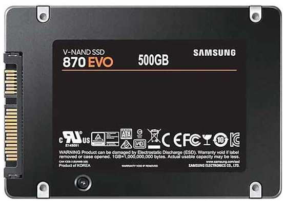 SSD накопитель Samsung 870 EVO 500GB (MZ-77E500BW) 9092044112