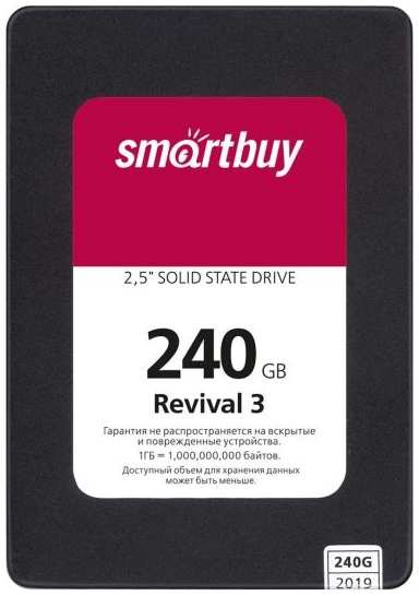 SSD накопитель Smartbuy Revival3 240GB (SB240GB-RVVL3-25SAT3) 9092044237