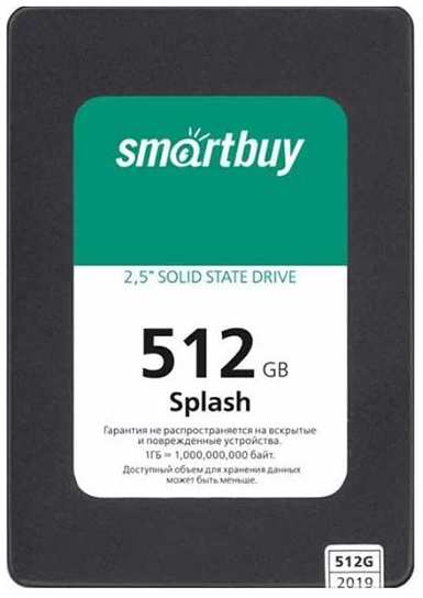 SSD накопитель Smartbuy Splash 512GB (SBSSD-512GT-MX902-25S3) 9092044239