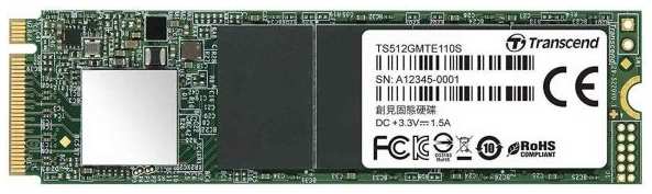 SSD накопитель Transcend MTE110S 512GB (TS512GMTE110S) 9092044293
