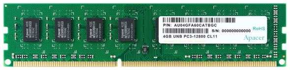 Оперативная память Apacer 4GB DDR3 DIMM (AU04GFA60CATBGC)
