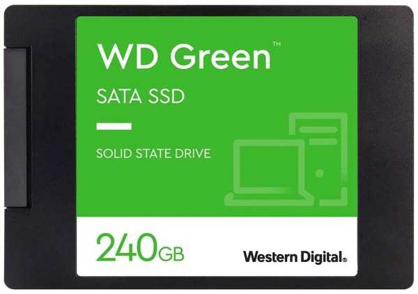 SSD накопитель WD Green 240GB (WDS240G3G0A) 9092044964