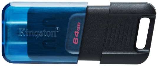 USB-флешка Kingston DataTraveler 80M 64GB USB Type-C/USB3.2 Blue (DT80M/64GB) 9092066688