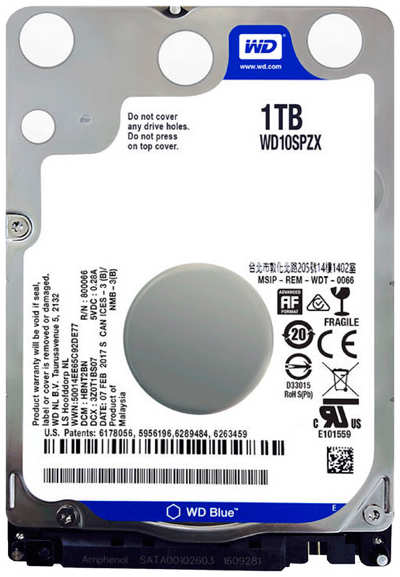 Жесткий диск WD 1TB (WD10SPZX)